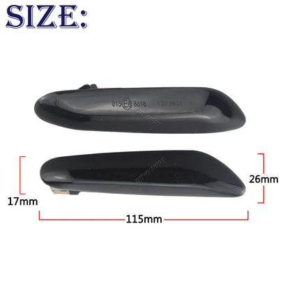 High Quality Dynamic LED Fender Light Side Marker For BMW E60 E61 E90 E91 E87 E81 E83 E84 E88 E92 E93 E82 E46 1 3 5