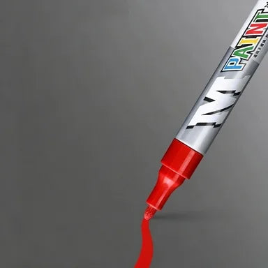 Tire Touch Up Paint Pen Quick Drying Marker Car Tyre Lettering Graffiti Pen For Auto Motorcycle Rubber Wheel Maintenance