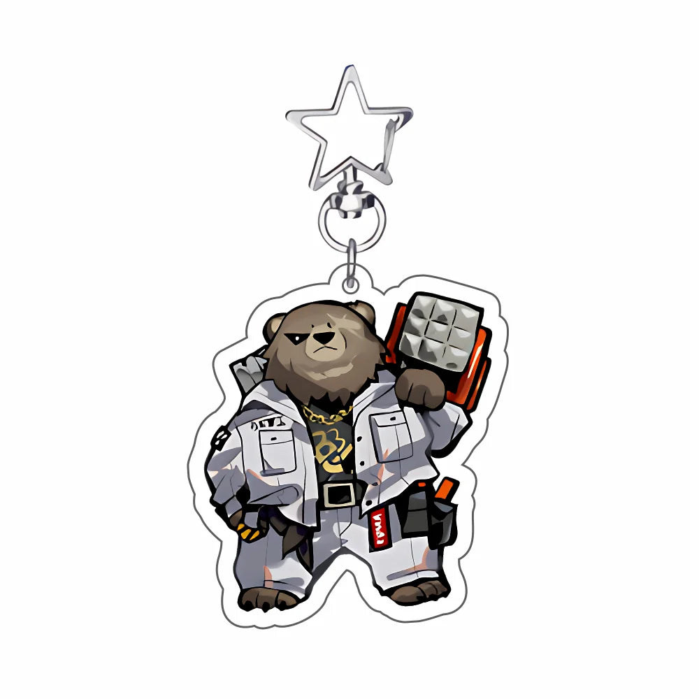 New Hot Game Zenless Zone Zero Keychains Pendant Car Ellen Joe Seth Lowell Jane Doe Von Lycaon Nicole Fans cosplay Gifts