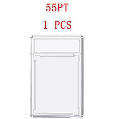 35/55/75/100PT Trading Cards Slab Label Grade Baseball Star Card Sleeves Protector Acrylic Hard Plastic Game Grade PTCG Gift Toy