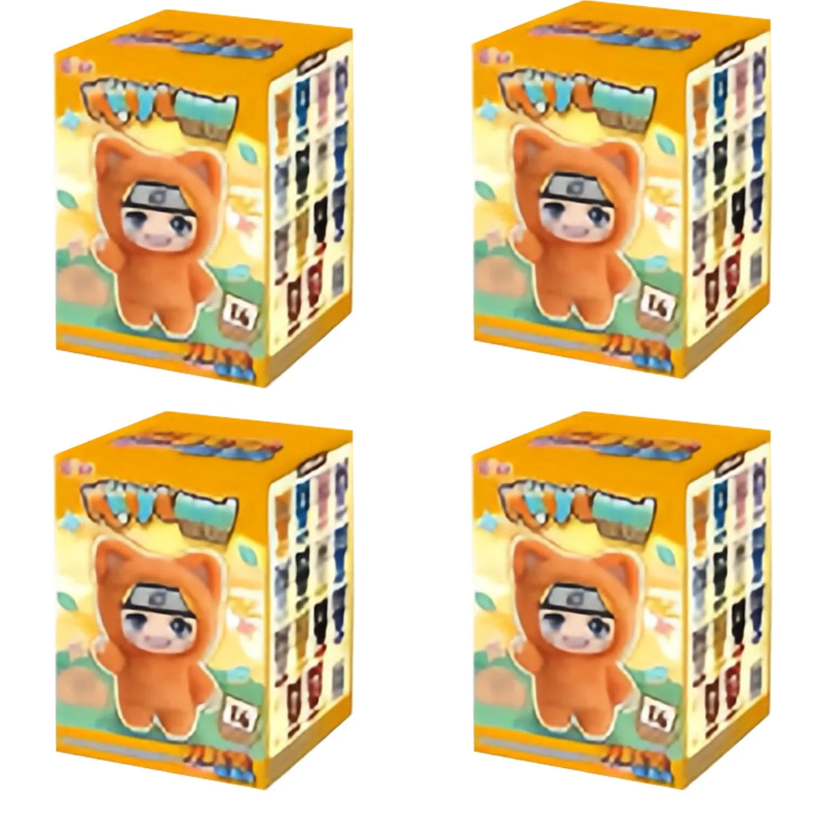2026 New Presale Eaki Naruto Kittenland Series Blind Box Collectible Anime Figure Trendy Toys Peripheral Pendant Ornament Gifts