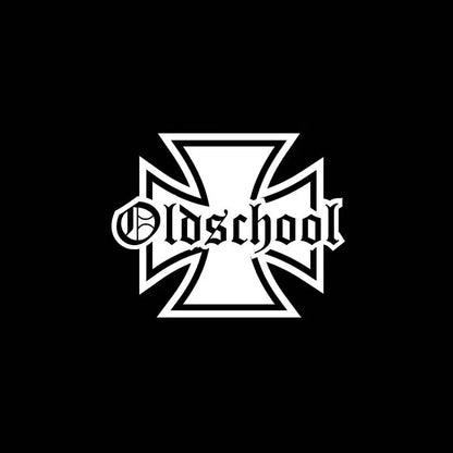 Car Stickers Funny Old School Personality Vinyl Decal Truck Window  Waterproof Reflective Decals13cm*11cm PVC KK