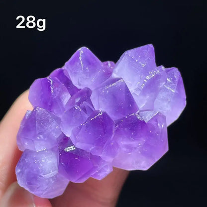 100% Natural Amethyst Flower Clusters, Raw Stones, Mineral Specimens from Madagascar