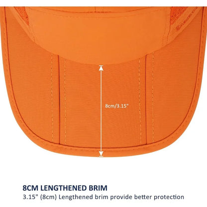 GADIEMKENSD Men Women Folding Climbing Peaked Cap Baseball Cap Outdoor Breathable Camping Hiking Quick Drying Trekking Sun Hat