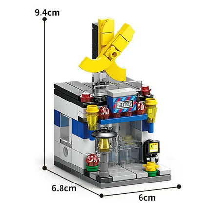 Mini House Building Blocks City Store Street View Snack Street Figures Children's Toys Boys and Girls Gifts Compatible With Lego