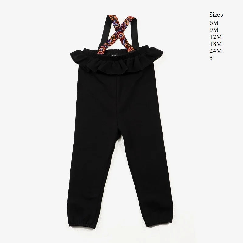 Family Hooded Set Black Cotton French Terry Girl Dress Hooded Shirt Top Baby Romper for Autumn Black with Colorful Trims