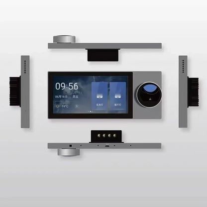 Smart Tuya Control Panel 6-inch Smart Home Multi-functional Touch Screen In-wall Central Control for Intelligent Device Scene