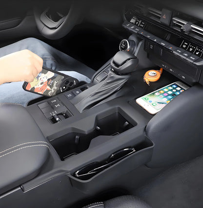 LHD RHD for Toyota Land Cruiser Prado J250 LC250 2024 2025 Silicone Gear Shift Panel Cover with Storage Box Console Organizer