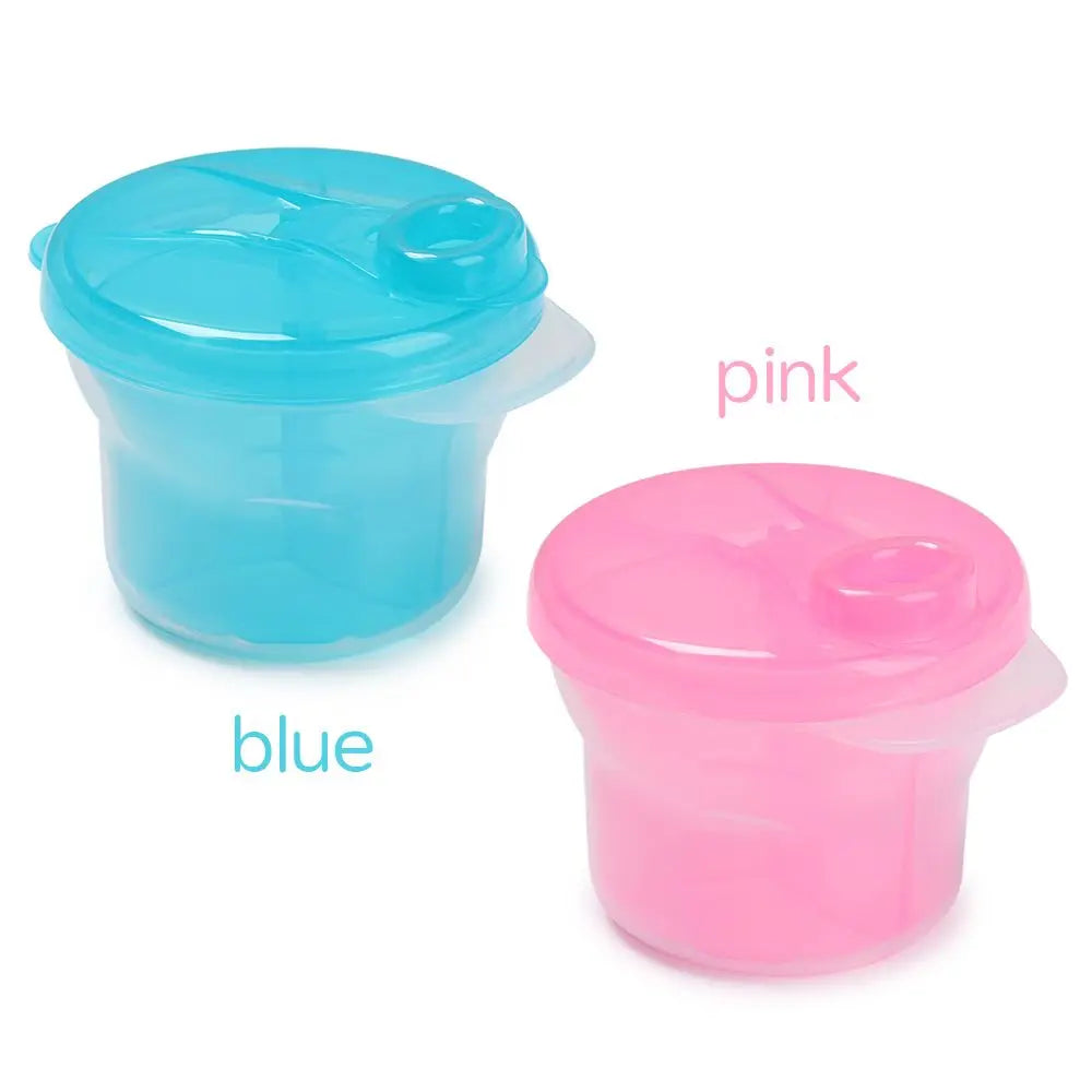 3 Doses Formula Container of Baby Milk Powder Dispenser Snack Pot Storage