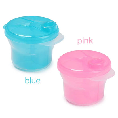 3 Doses Formula Container of Baby Milk Powder Dispenser Snack Pot Storage