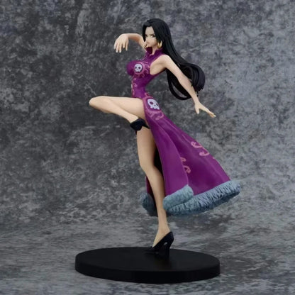 21CM Anime Boa Hancock Figures Toys GK Snake Action Figure Sexy Cheongsam Girl Doll PVC Figurines Statue ﻿