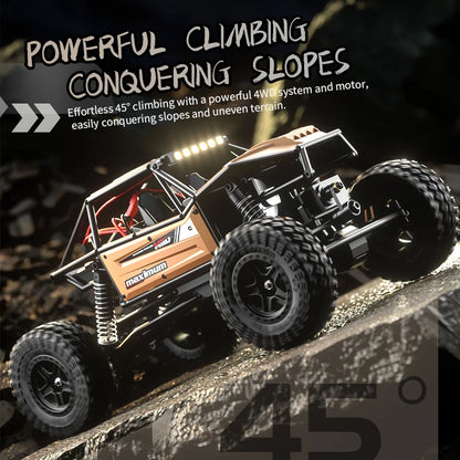 1/18 RC Climbing Car 4WD Off-road Remote Control Vehicle RTR Rock Crawler Big-wheel 4x4 Electric Truck Model Toys for Kids