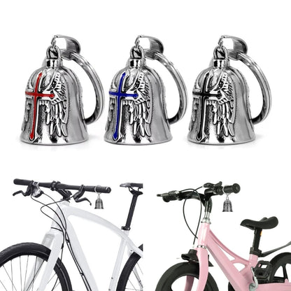Guardian Bell Motorcycle Bells, Stainless Steel Motorcycle Bell Lucky Charm, Motorcycle Bell Hanger, Chrome for Motorc