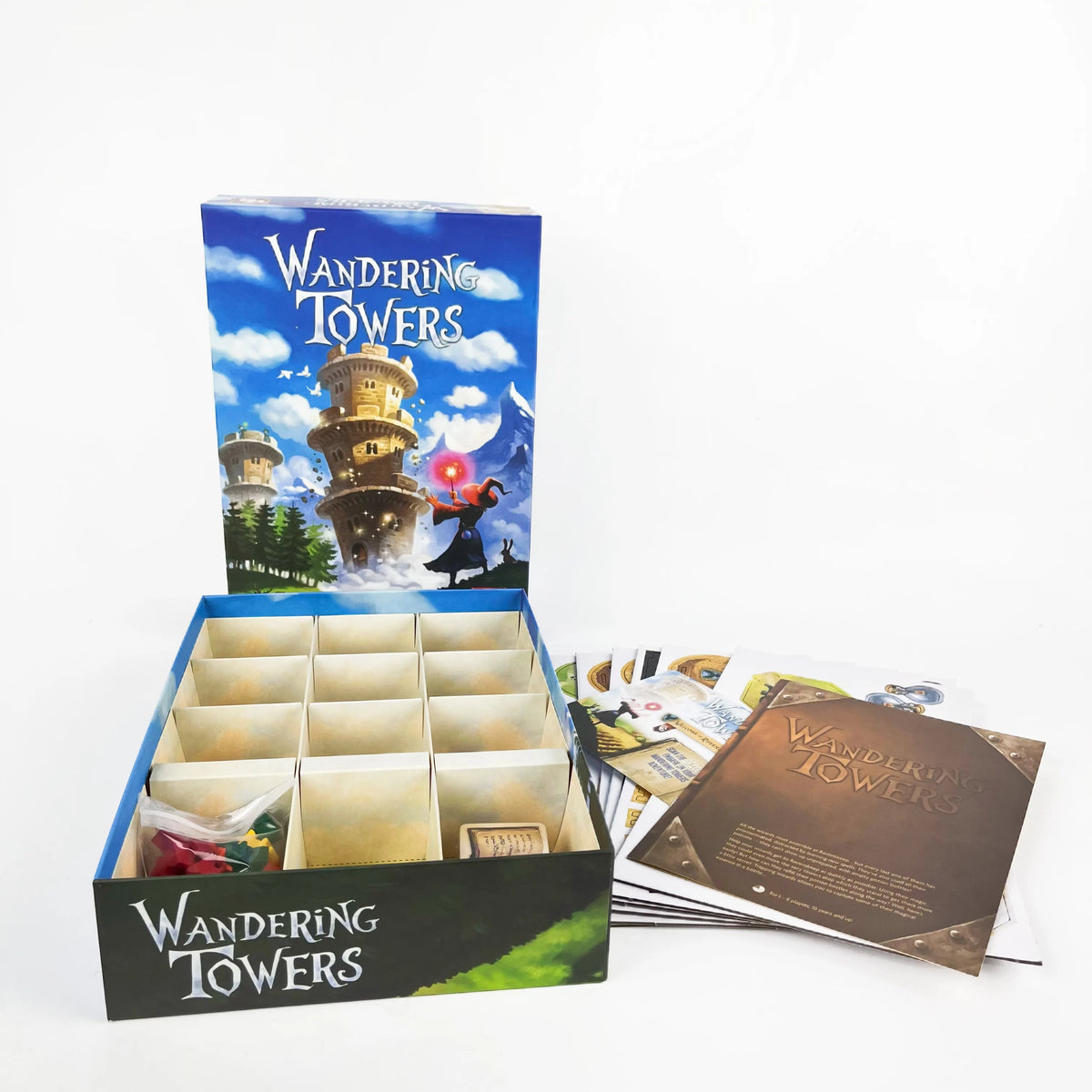 Wandering Towers fast-paced board game, which is very suitable as a birthday and Christmas gift and can liven up the atmosphere