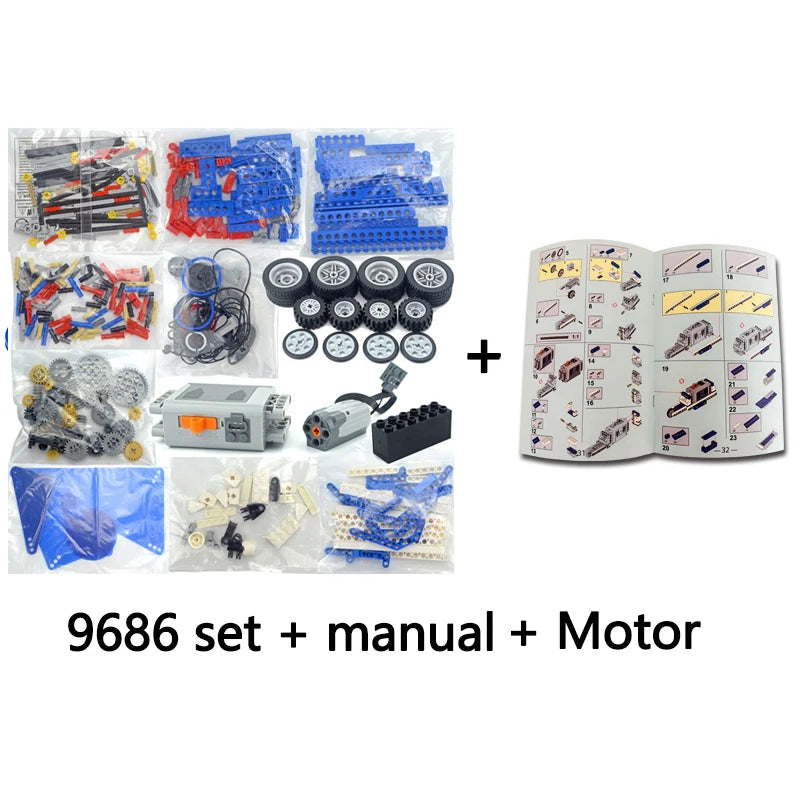 STEM Technical Parts Multi Technology Programming Educational Student Learn Building Blocks Power Function Set For Kids Toy