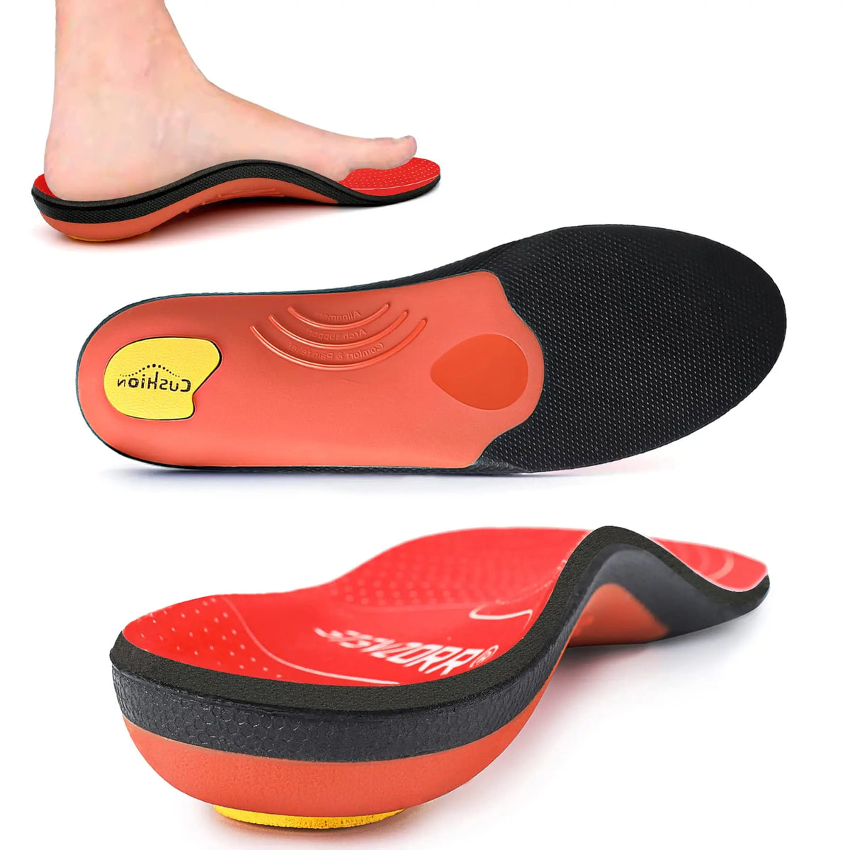 Plantar Fasciitis Arch Support Orthopedic Insoles Male Female Shoe Inserts,Flat Feet Orthotic Sole Running Athletic Sport Pad