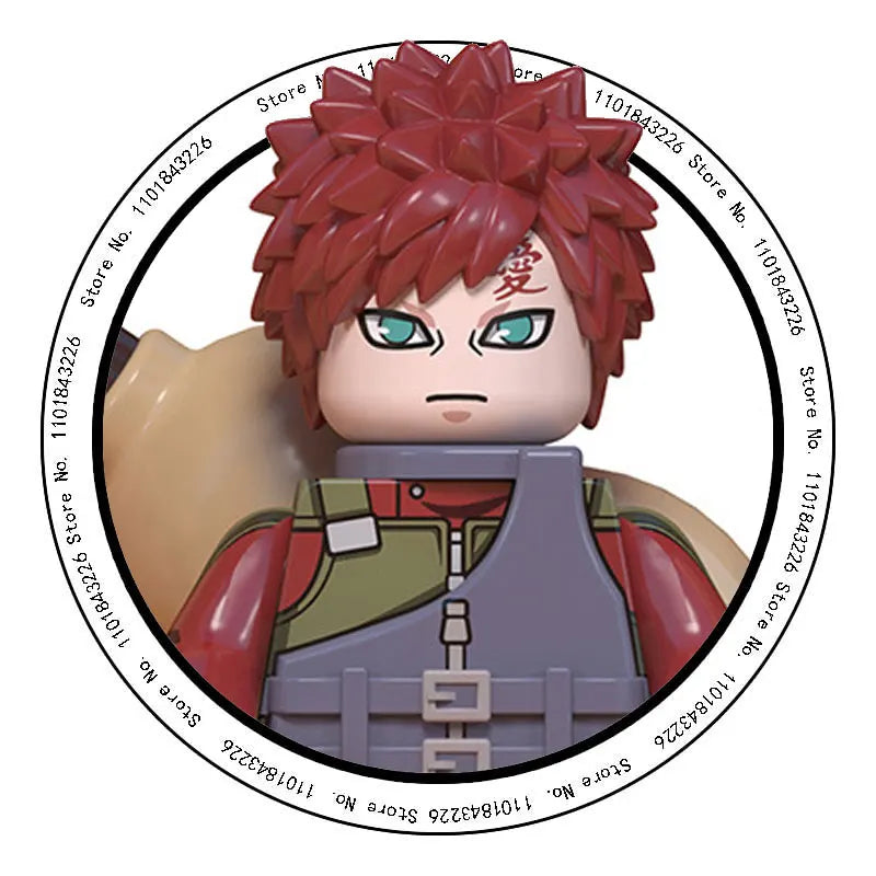 WM6152 Naruto Building Blocks Ootutuki Momoshiki Mitsuki Gaara Namikaze Minato Tobirama Action Figure Accessories For Kids