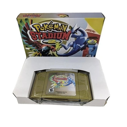N64 Game Cassette, US Version,Pokémon  1/2 , 64-bit English Game Cassette,Retro Game， Collection Hobbies, Toy Gifts