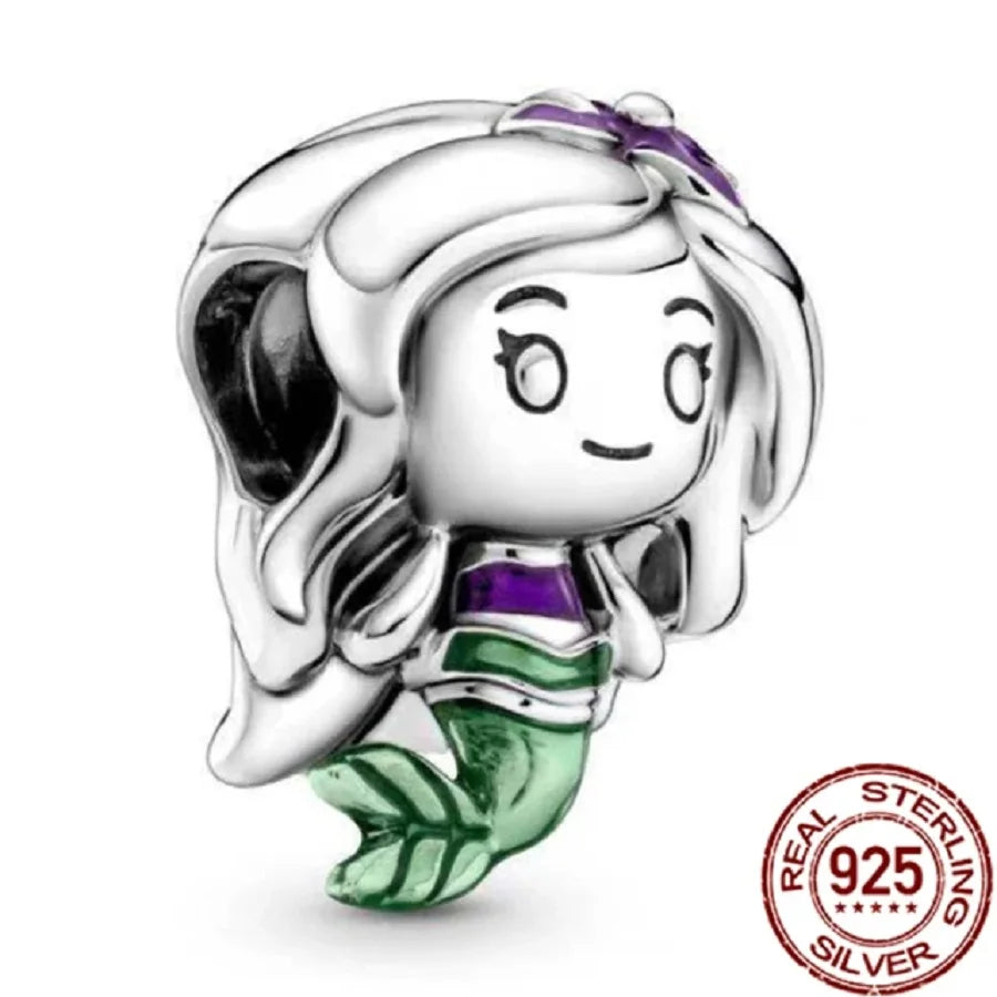 Hot selling 925 sterling silver Disney cartoon wizard charm bead pendant, suitable for original DIY bracelet, women's birthday