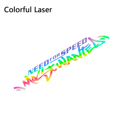 1pc Need For Speed Most Wanted Text Vinyl Sticker Waterproof Tuning Decal for Car Door Hood Window Side Body Decor