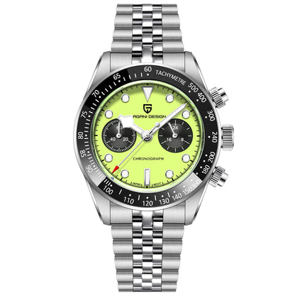 New Pink Panda Men's Watches PAGANI DESIGN Luxury Quartz Chronograph Waterproof AR Sapphire Mirror Watch For Men Luminous 2026