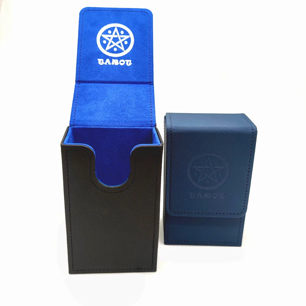 Minimalist Portable Pu Material Card Storage Box Water Proof Dust Proof For Board Game Cards And Collectible Sets