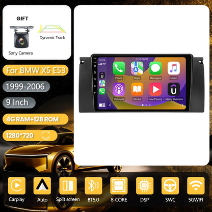 Android 16 Carplay Auto 2K Screen Car Radio Multimedia Player For BMW M5 E39 1995-2006 E53 X5 M5 2din Autoradio Stereo Head Unit