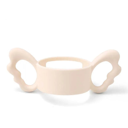 Wide-Neck Square Bottle Silicone Handle Baby Bottle Accessory Hergen Angel Handle Cup Cover