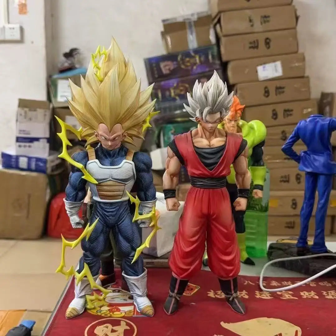 HY Statue Dragon Ball Z Ssj3 Vegeta Figure Replace arms Super Saiyan 3 Vegeta Pvc Action Figures Collection Model Toys Gifts