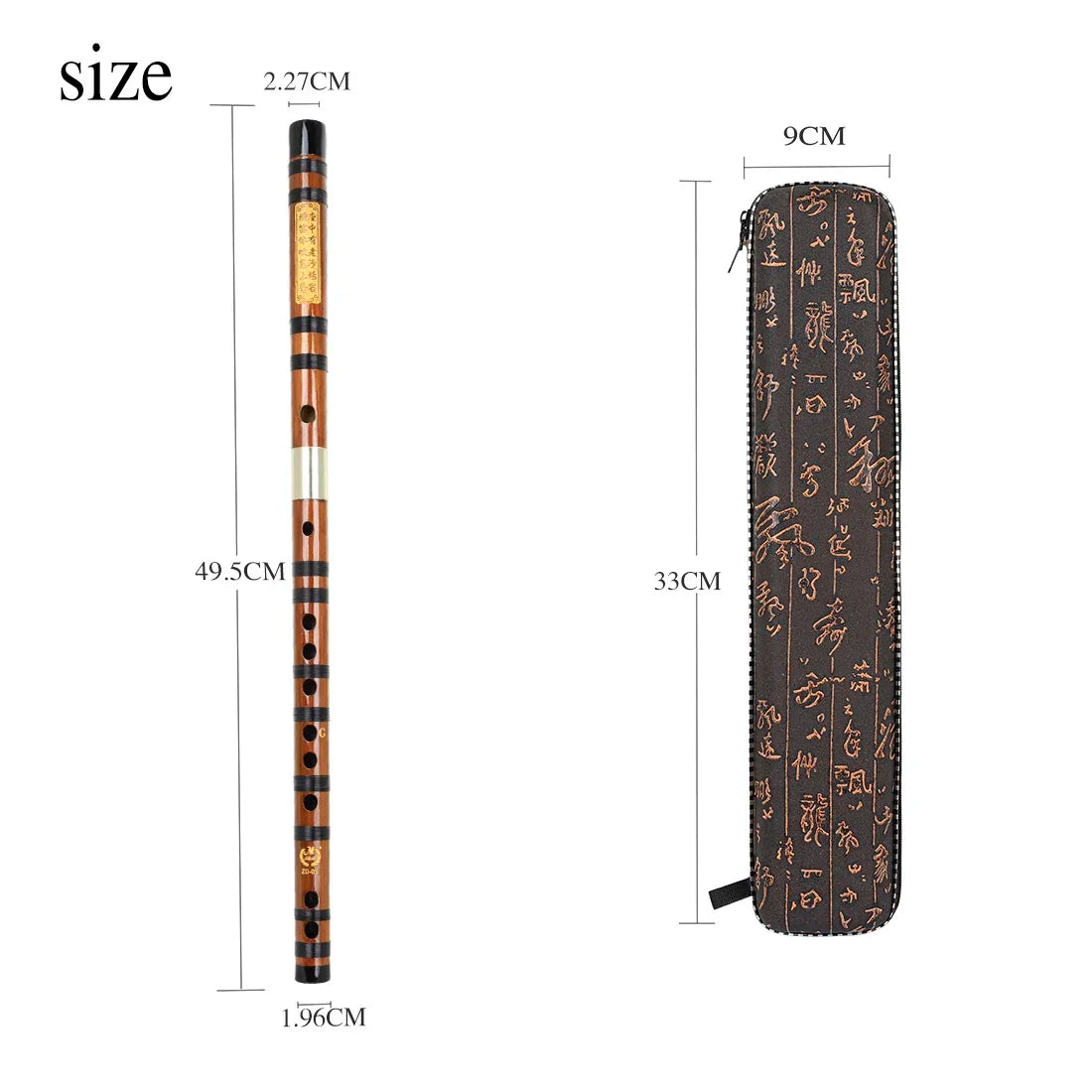 SLADE Bamboo Flute C D E F G Key High Quality Dizi Chinese Traditional Musical Instruments Professional Woodwind Instruments