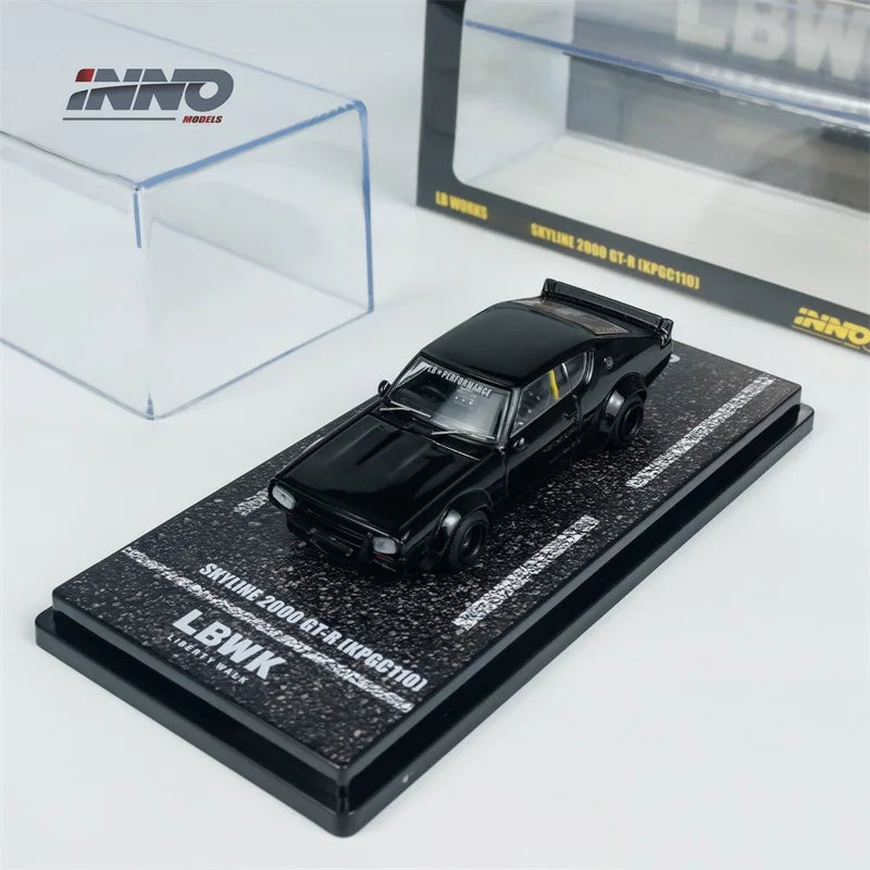 INNO 1:64 ROCKET BUNNY RX7 E30 M3 KPGC110 R34 R35 RX3 180SX Diecast Model Car
