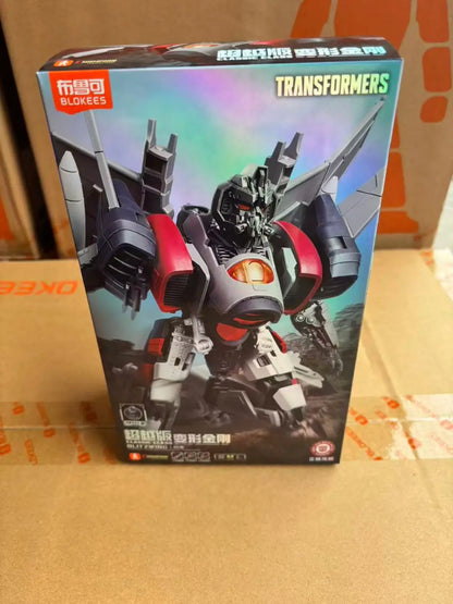 Blokees Transformers Sentinel Prime & Blitzwing Action Figure Hasbro Licensed Model Kit Collectible Poseable Robot Toy Gift
