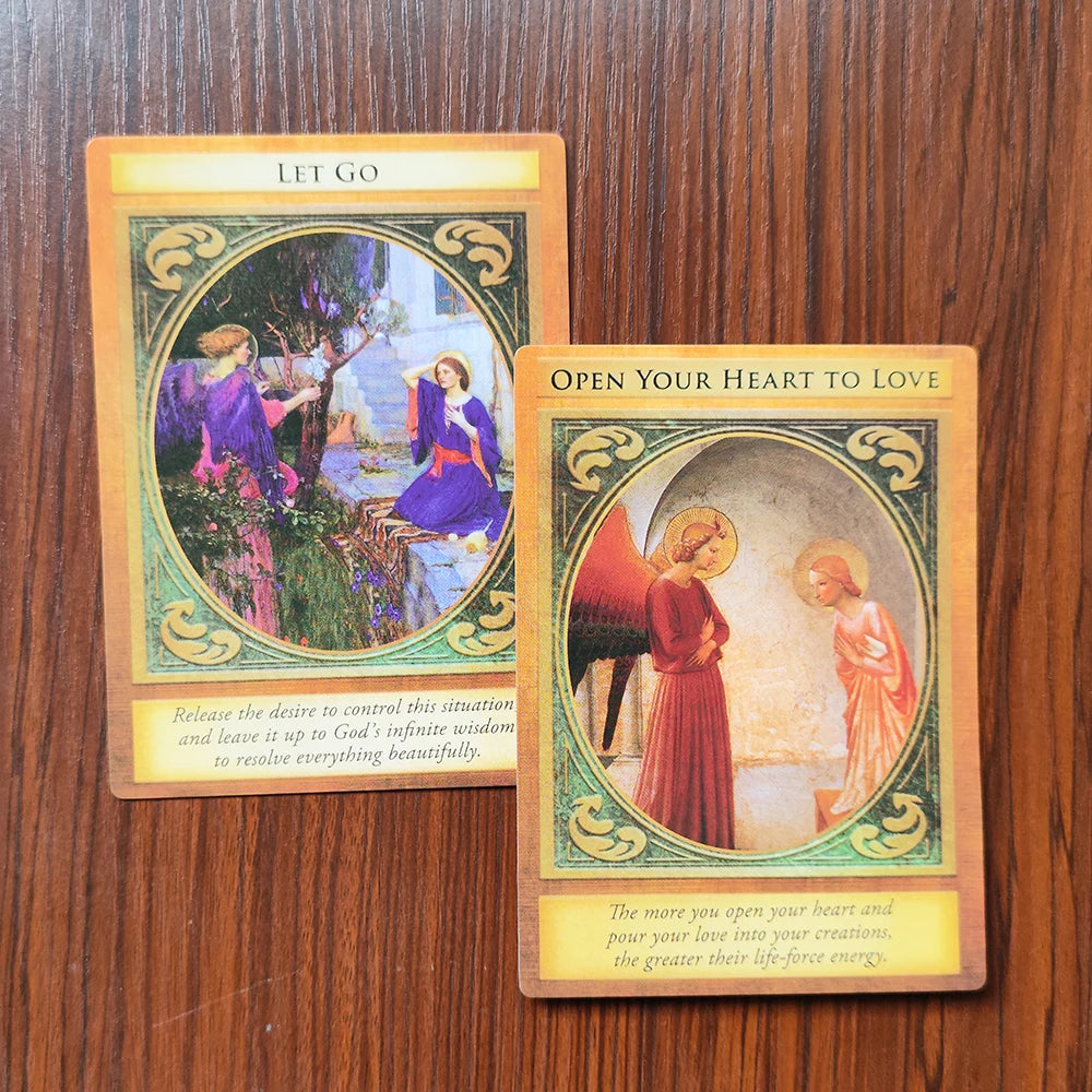 4.72x3.43inch Archangel Gabriel Oracle Cards - 44-Card , English Edition, Boxed with