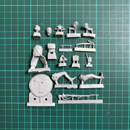 54mm resin unpainted model kit, military theme, Prussian musketeer unassembled and unpainted GK