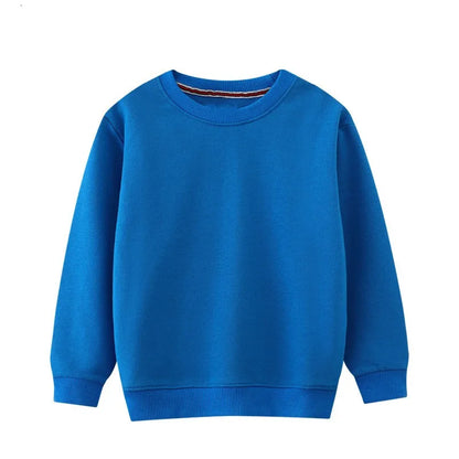 Jumping Meters 2-7T Long Sleeve Solid Boys Girls Sweatshirts For Autumn Spring Children's Clothing Hooded Shirts Tops Costume