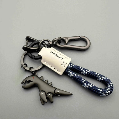 Car Keychains and Motorcycle Decorative Accessories, Woven Rope Metal Keychains, Handbag Pendants, Small Gifts For Backpack