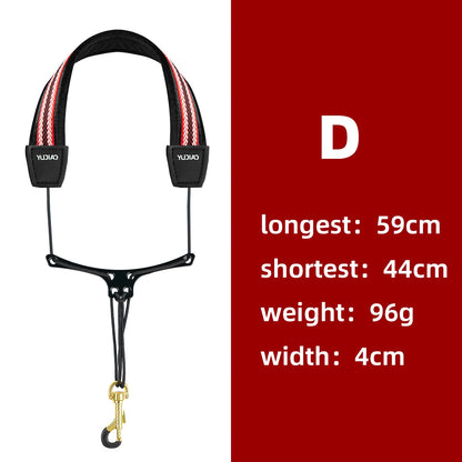 New Model Tenor Saxophone Neck Strap, Electric Wind Instrument Strap, Pressure-Reducing Strap for Adults and Children