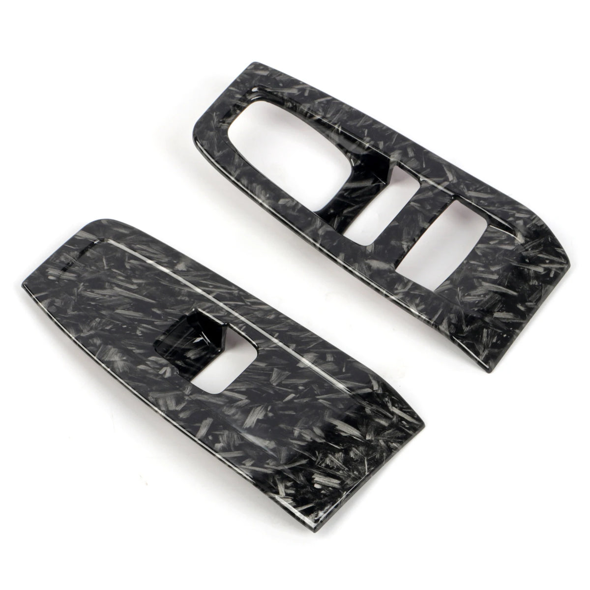 Car Accessories For Toyota GR86 / Subaru BRZ 2022 2023 ABS Carbon Fiber Style Interior Window Switch Panel Cover Trim 2pcs