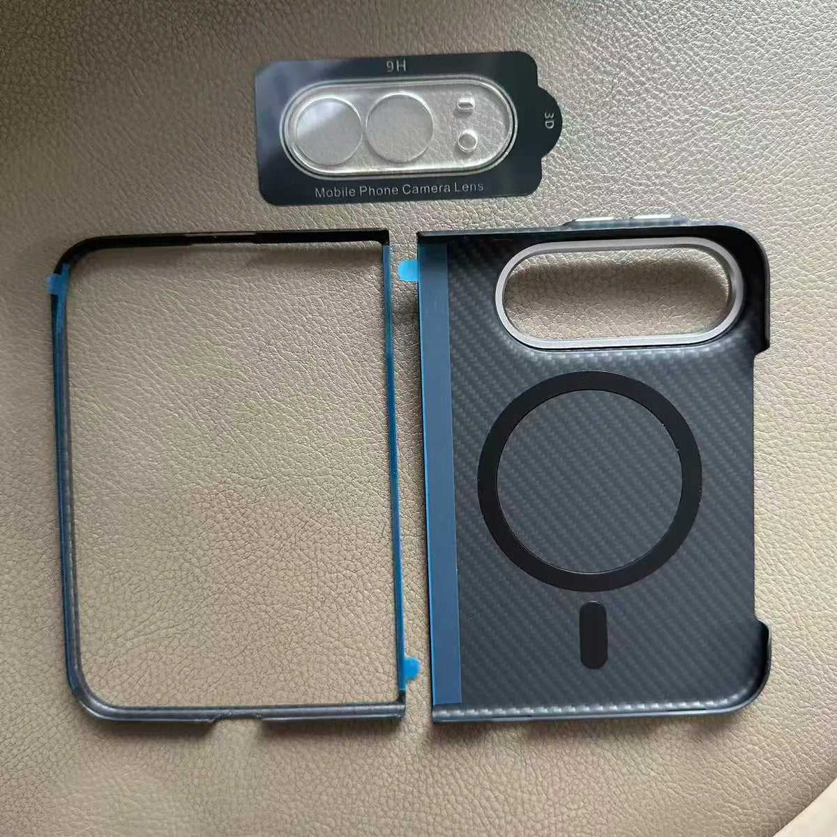 Suitable for iPhone Duo Aramid Carbon Fiber PC Case, Suitable for Magsafe Magnetic Ultra Thin Armor Case for iPhone Ultra