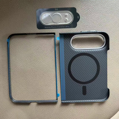 Suitable for iPhone Duo Aramid Carbon Fiber PC Case, Suitable for Magsafe Magnetic Ultra Thin Armor Case for iPhone Ultra