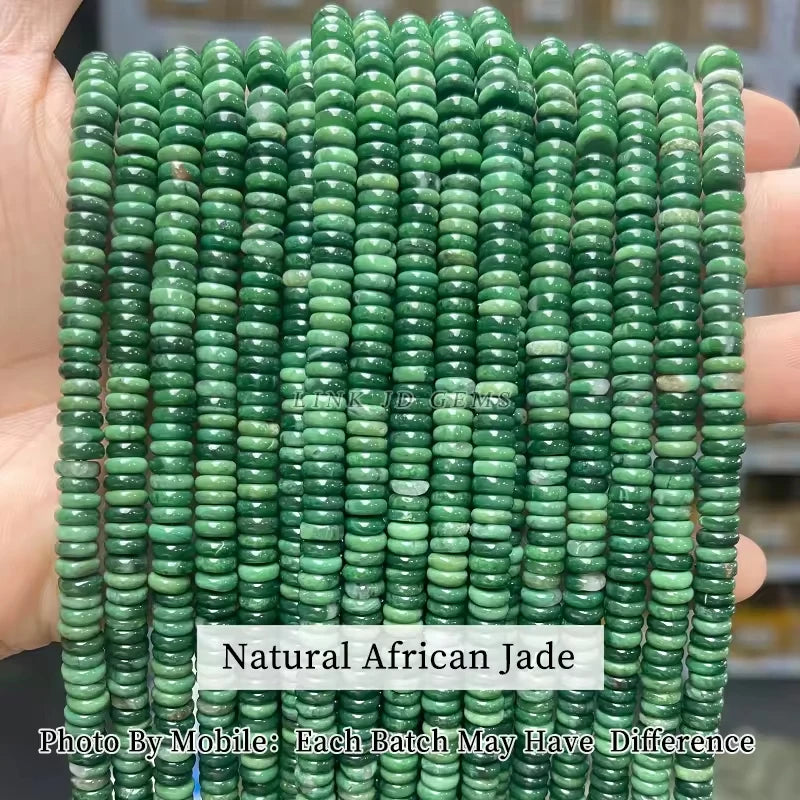 6x2mm Natural Stone Amethyst Pink Quartz Flat Rondelle Bead Smooth Loose Bead for Jewelry Making DIY Bracelet Necklace Accessory