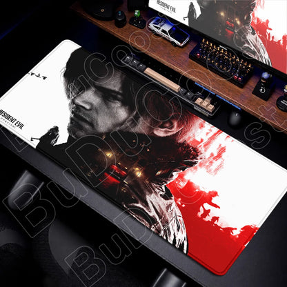 Laptop Tabletop Carpet PC Rubber Accessories Large Stitch Edge Office Mouse Pads Resident Evil Requiem E-sport Game Cabinet Mats