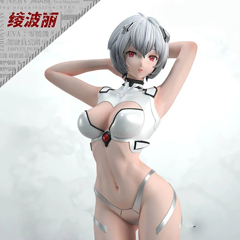 【In Stock】Chassis Desktop Ornaments Short Hair Ling Ayanami Rei Gk Hand-Made Two Beautiful Girls Tide Play Decorations