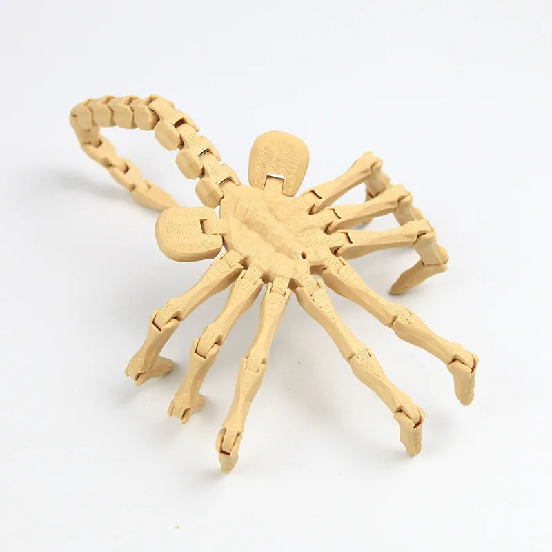 Realistic Scorpion Figurine Alien Facehugger  Model Joint-movable Toy Collectible Figurine Sci-Fi Horror Decor