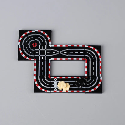 DIY City Tiles Printed Building Blocks Street View Ghost Pumpkin Medical Stretcher Music Package Bricks Christmas Halloween Toys
