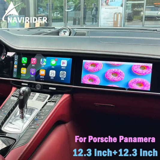 Carplay for Porsche Panamera 970 Upgraded Interactive Dual Screen 12.3 Inch + 10.25 Inch Android Multimedia Video Player
