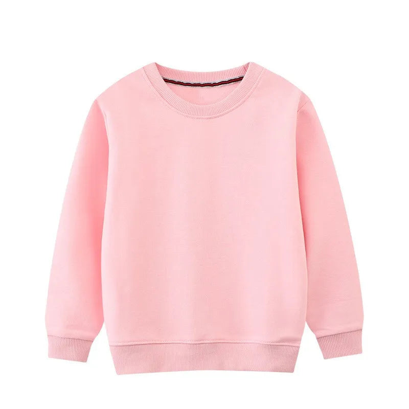 Jumping Meters 2-7T Long Sleeve Solid Boys Girls Sweatshirts For Autumn Spring Children's Clothing Hooded Shirts Tops Costume