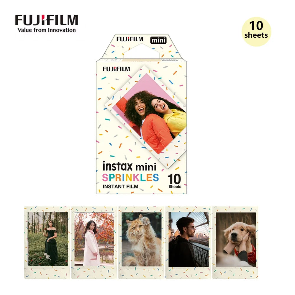 Original Fujifilm Instax Mini 12 11 8 9 Color Film Fujifilm Instax Mini Film For 40 50s 50i 90 Link 25 Share SP-1 2 Camera
