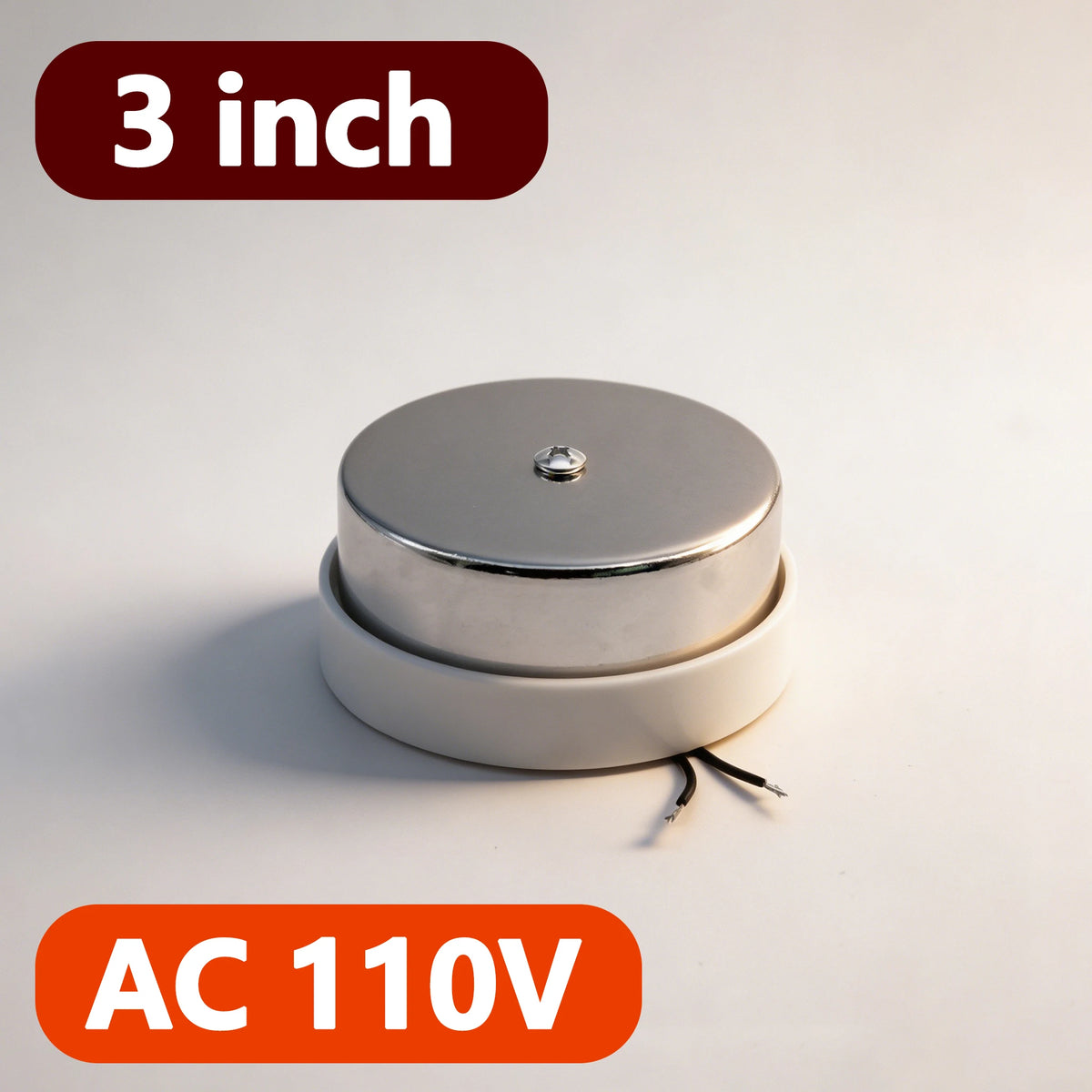 2/3/4/6 Inch Internal Strike Electric Bell AC110/220V DC12/24V High Decibel Loud Sound Alarm Doorbell School Factory Household