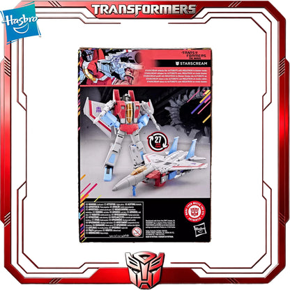 In Stock Hasbro Transformers Studio Series MTMTE Starscream Voyager Class Hobby Collection Gift Figure